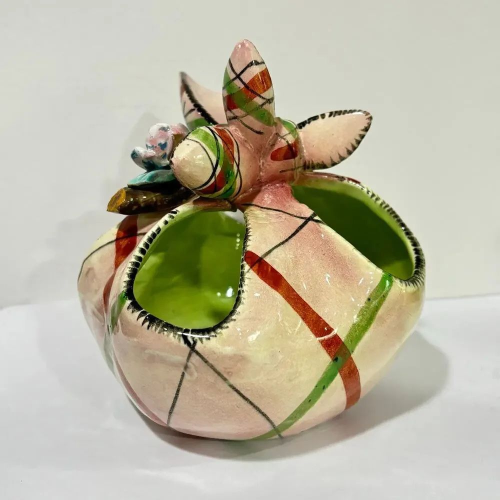 Unique vintage vase porcelain ceramic colorful novelty home decor container